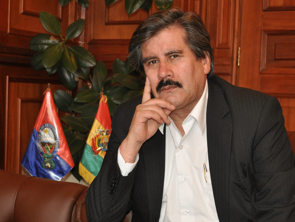 Dr. Waldo Albarracín Sánchez, Rector de la Universidad Mayor de San Andrés